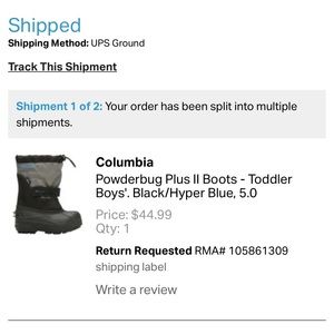 BRAND NEW!! Columbia snow boots (5c)